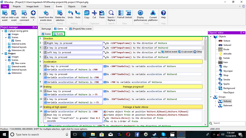 City Race 3D Game Build Using gdevelop